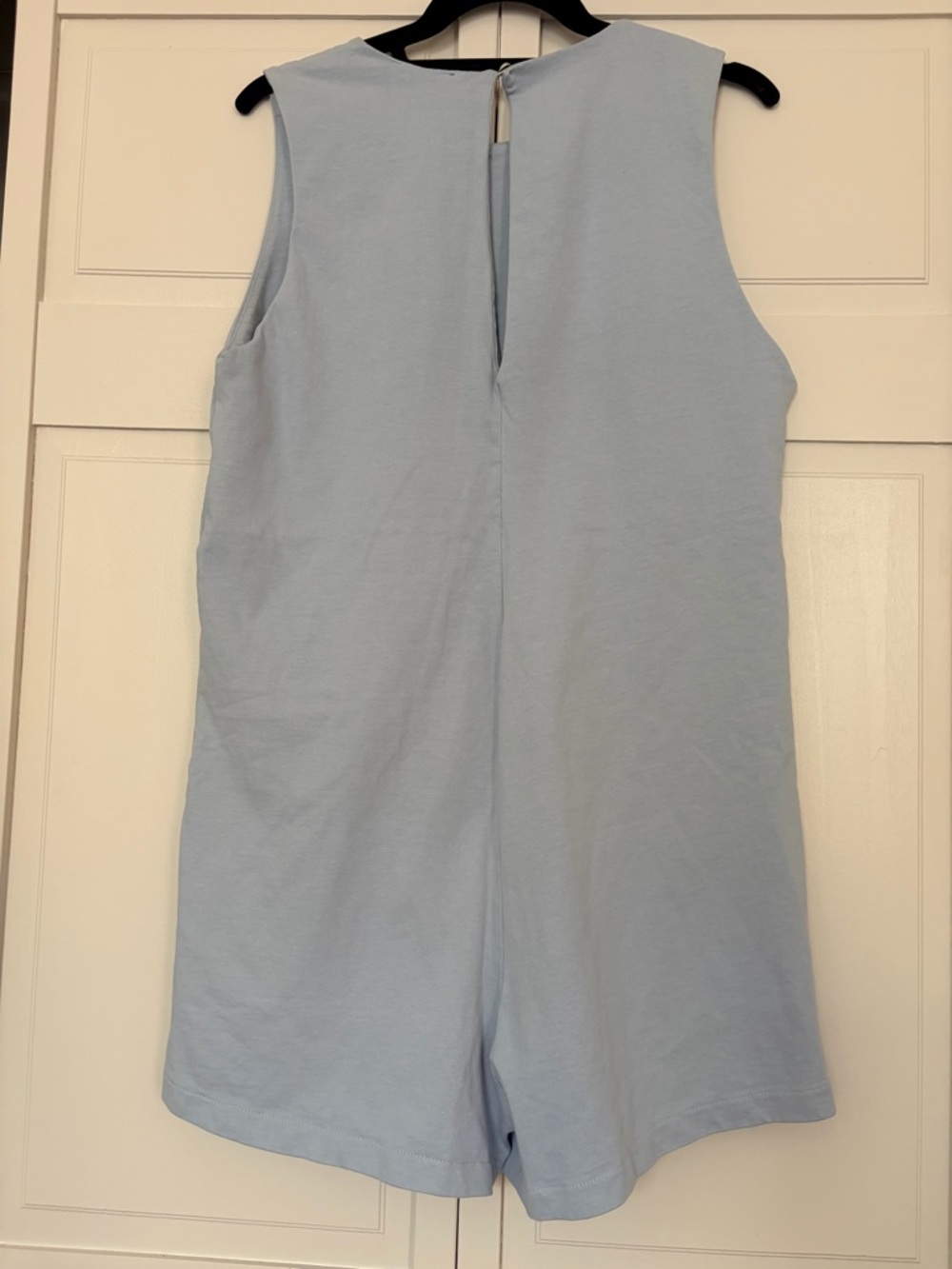 ZARA Light Blue Sleeveless Romper – Size Large - Picture 3 of 5